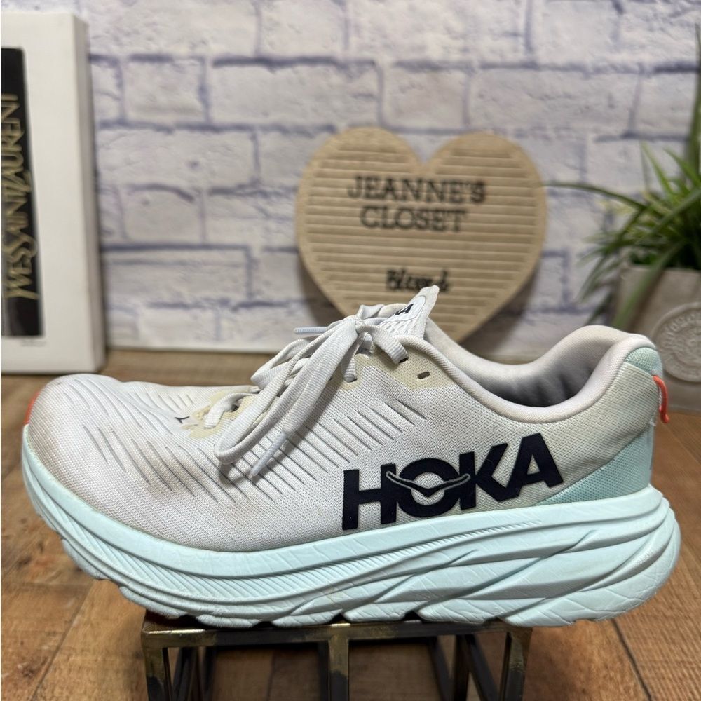 Hoka One One Rincon 3 Walking Running Sneakers Shoes Women's 8B - Picture 7 of 13
